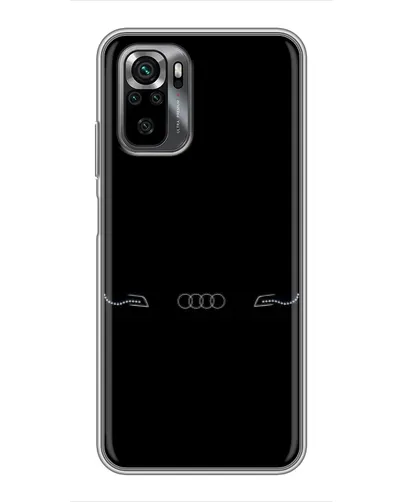 Чехол для Xiaomi POCO M5s с картинкой «Audi — световой подпись»