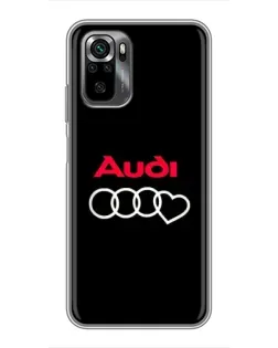 Чехол для Xiaomi POCO M5s с картинкой «Логотип Audi Heart» Чехол для Xiaomi POCO M5s с картинкой «Логотип Audi Heart»