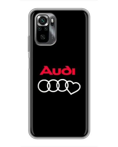 Чехол для Xiaomi POCO M5s с картинкой «Логотип Audi Heart»