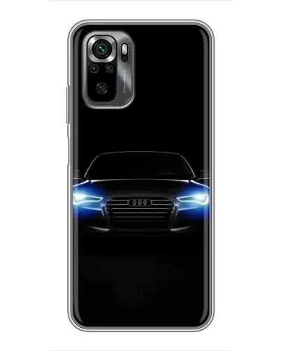 Чехол для Xiaomi POCO M5s с картинкой «Audi в неоне»