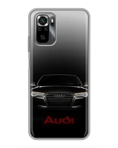 Чехол для Xiaomi POCO M5s с картинкой «Audi — градиентный контур»