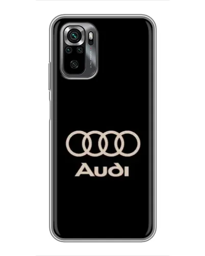 Чехол для Xiaomi POCO M5s с картинкой «Audi — золотой логотип»