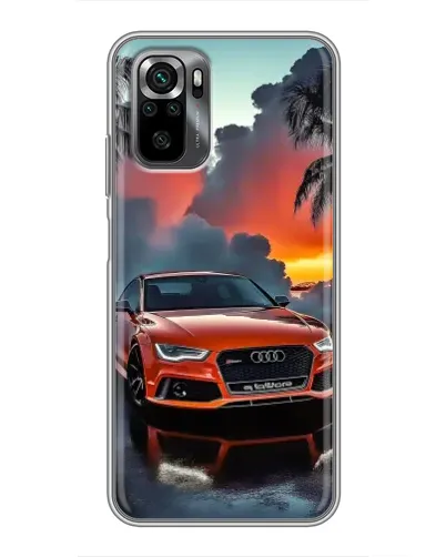 Чехол для Xiaomi POCO M5s с картинкой «Audi — закат»
