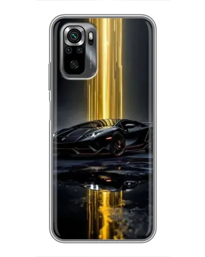 Чехол для Xiaomi POCO M5s с картинкой «Ночной Lamborghini драйв»