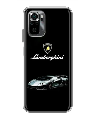 Чехол для Xiaomi POCO M5s с картинкой «Логотип Lamborghini классика»