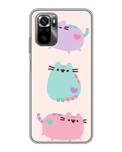 Чехол для Xiaomi POCO M5s с картинкой «Pusheen трио» Чехол для Xiaomi POCO M5s с картинкой «Pusheen трио»