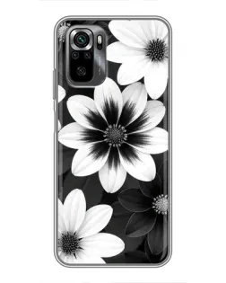 Чехол для Xiaomi POCO M5s с картинкой «Монохромные астры» Чехол для Xiaomi POCO M5s с картинкой «Монохромные астры»