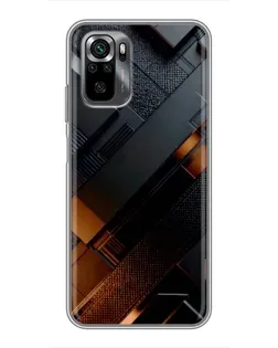 Чехол для Xiaomi POCO M5s с картинкой «Черные геометрические блоки» Чехол для Xiaomi POCO M5s с картинкой «Черные геометрические блоки»
