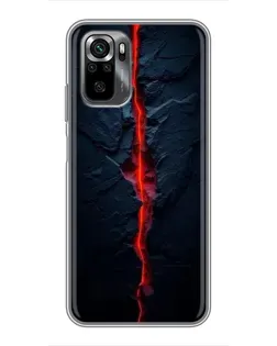 Чехол для Xiaomi POCO M5s с картинкой «Kрасная лавовая трещина» Чехол для Xiaomi POCO M5s с картинкой «Kрасная лавовая трещина»