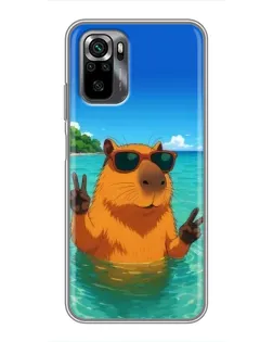 Чехол для Xiaomi POCO M5s с картинкой «Морская капибара» Чехол для Xiaomi POCO M5s с картинкой «Морская капибара»