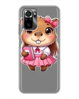 Чехол для Xiaomi POCO M5s с картинкой «Девочка капибара» Чехол для Xiaomi POCO M5s с картинкой «Девочка капибара»