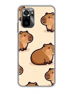 Чехол для Xiaomi POCO M5s с картинкой «Паттерн милых капибар» Чехол для Xiaomi POCO M5s с картинкой «Паттерн милых капибар»