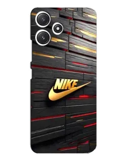 Чехол для Xiaomi POCO M6 Pro (5G) с картинкой «Золотой Nike на металле» Чехол для Xiaomi POCO M6 Pro (5G) с картинкой «Золотой Nike на металле»