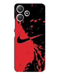 Чехол для Xiaomi POCO M6 Pro (5G) с картинкой «Красные брызги Nike» Чехол для Xiaomi POCO M6 Pro (5G) с картинкой «Красные брызги Nike»
