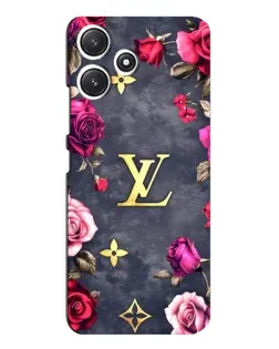 Чехол для Xiaomi POCO M6 Pro (5G) с картинкой «Цветочный Louis Vuitton»