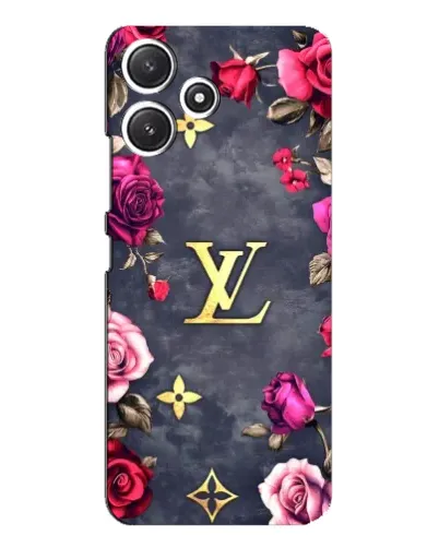 Чехол для Xiaomi POCO M6 Pro (5G) с картинкой «Цветочный Louis Vuitton»