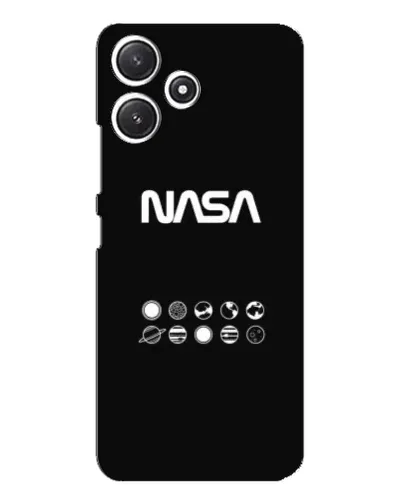 Чехол для Xiaomi POCO M6 Pro (5G) с картинкой «NASA — технический принт»