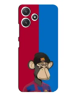 Чехол для Xiaomi POCO M6 Pro (5G) с картинкой «Bored Ape — фанат Барсы»