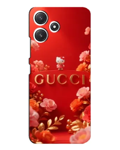 Чехол для Xiaomi POCO M6 Pro (5G) с картинкой «Gucci — золотой сад»