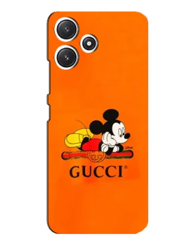 Чехол для Xiaomi POCO M6 Pro (5G) с картинкой «Микки Маус Gucci — оранж» Чехол для Xiaomi POCO M6 Pro (5G) с картинкой «Микки Маус Gucci — оранж»