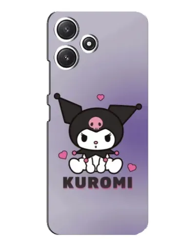 Чехол для Xiaomi POCO M6 Pro (5G) с картинкой «Kuromi — фиолетовый арт»