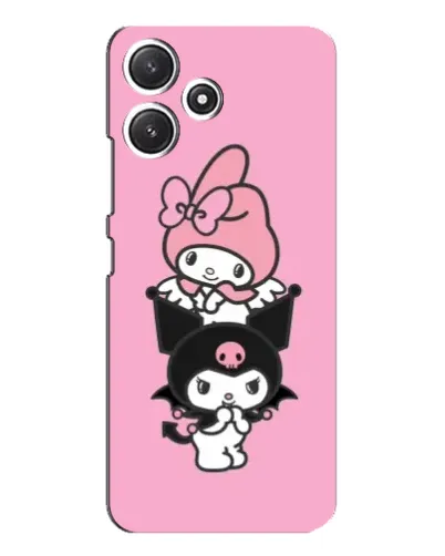Чехол для Xiaomi POCO M6 Pro (5G) с картинкой «My Melody и Kuromi»
