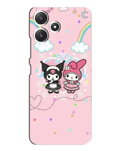 Чехол для Xiaomi POCO M6 Pro (5G) с картинкой «My Melody и Kuromi»