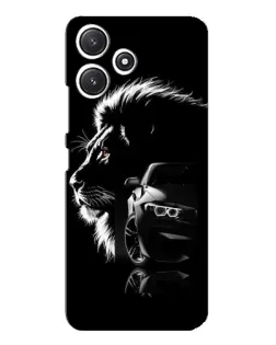 Чехол для Xiaomi POCO M6 Pro (5G) с картинкой «BMW и лев» Чехол для Xiaomi POCO M6 Pro (5G) с картинкой «BMW и лев»