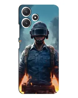 Чехол для Xiaomi POCO M6 Pro (5G) с картинкой «PUBG — реалистичный герой»