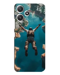 Чехол для Xiaomi POCO M6 Pro (5G) с картинкой «PUBG — свободное падение»