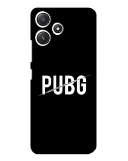 Чехол для Xiaomi POCO M6 Pro (5G) с картинкой «PUBG — белый логотип»