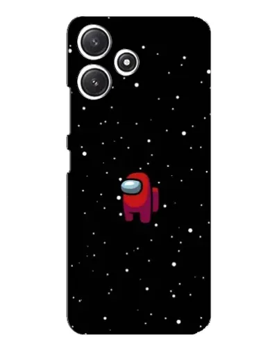 Чехол для Xiaomi POCO M6 Pro (5G) с картинкой «Красный Among Us»