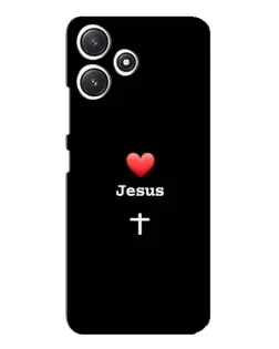Чохол для Xiaomi POCO M6 Pro (5G) з картинкою «Серце - Jesus» Чохол для Xiaomi POCO M6 Pro (5G) з картинкою «Серце - Jesus»
