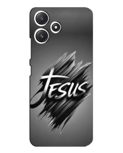 Чехол для Xiaomi POCO M6 Pro (5G) с картинкой «Надпись Jesus Graffiti»
