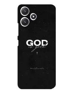 Чехол для Xiaomi POCO M6 Pro (5G) с картинкой «GOD — Бог над всем»