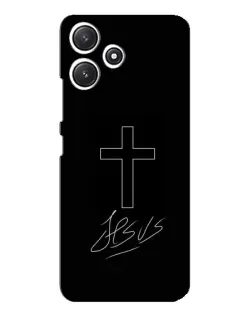 Чехол для Xiaomi POCO M6 Pro (5G) с картинкой «Графический крест Jesus» Чехол для Xiaomi POCO M6 Pro (5G) с картинкой «Графический крест Jesus»