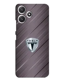 Чехол для Xiaomi POCO M6 Pro (5G) с картинкой «Металлическая текстура Tesla» Чехол для Xiaomi POCO M6 Pro (5G) с картинкой «Металлическая текстура Tesla»