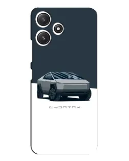 Чехол для Xiaomi POCO M6 Pro (5G) с картинкой «Серебристый Cybertruck Tesla» Чехол для Xiaomi POCO M6 Pro (5G) с картинкой «Серебристый Cybertruck Tesla»