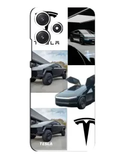 Чехол для Xiaomi POCO M6 Pro (5G) с картинкой «Коллаж Cybertruck Tesla» Чехол для Xiaomi POCO M6 Pro (5G) с картинкой «Коллаж Cybertruck Tesla»