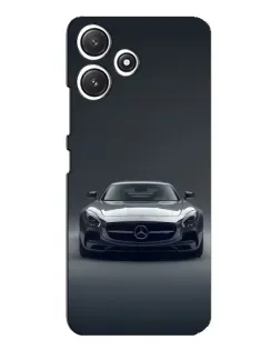 Чехол для Xiaomi POCO M6 Pro (5G) с картинкой «Mercedes на черном»