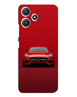 Чехол для Xiaomi POCO M6 Pro (5G) с картинкой «Красный Mercedes AMG»