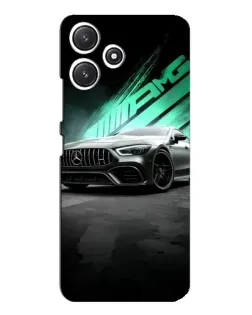 Чехол для Xiaomi POCO M6 Pro (5G) с картинкой «Темный Mercedes AMG»