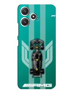 Чехол для Xiaomi POCO M6 Pro (5G) с картинкой «Mercedes AMG Petronas»