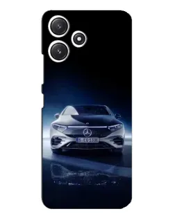 Чехол для Xiaomi POCO M6 Pro (5G) с картинкой «Ночной Mercedes EQ»