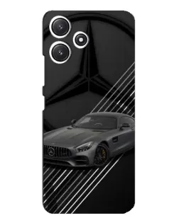 Чехол для Xiaomi POCO M6 Pro (5G) с картинкой «Mercedes AMG — графика»