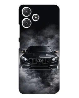 Чехол для Xiaomi POCO M6 Pro (5G) с картинкой «Mercedes в дыму»