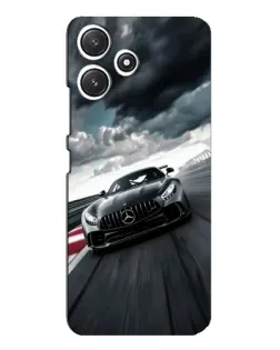 Чехол для Xiaomi POCO M6 Pro (5G) с картинкой «Гоночный Mercedes AMG»