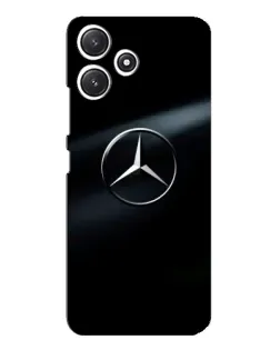 Чехол для Xiaomi POCO M6 Pro (5G) с картинкой «Mercedes на металле»