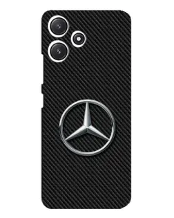 Чехол для Xiaomi POCO M6 Pro (5G) с картинкой «Карбоновый Mercedes стиль»