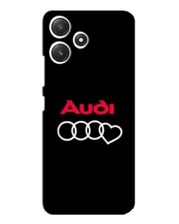 Чехол для Xiaomi POCO M6 Pro (5G) с картинкой «Логотип Audi Heart»